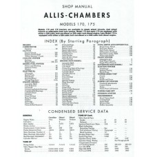 Allis-Chalmers 170 - 175 Workshop Manual